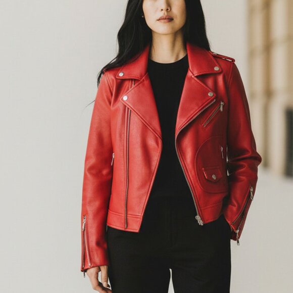 Women's red Jacked in excellent condition. Size XS/S - Picture 1 of 7